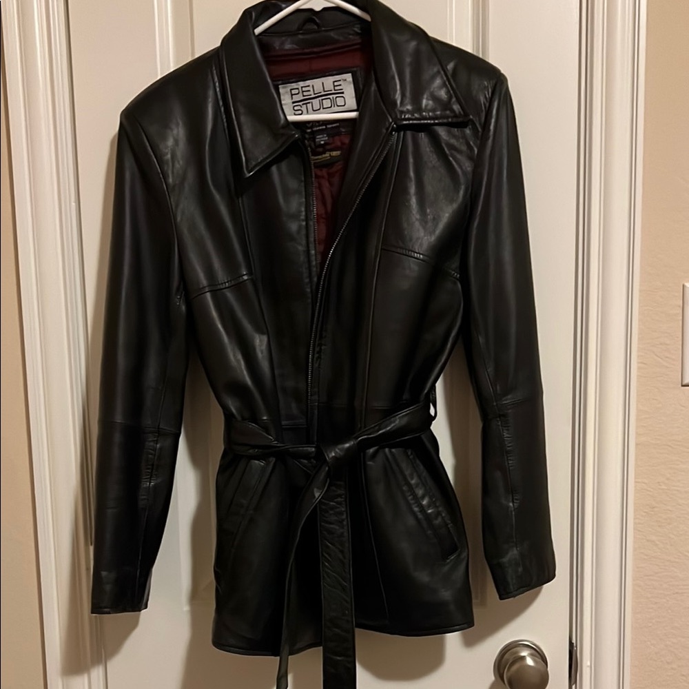 Wilson Vintage Black Leather Jacket for Women